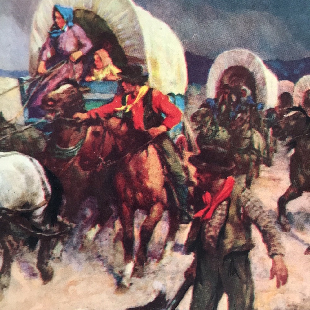 Vintage western puzzle